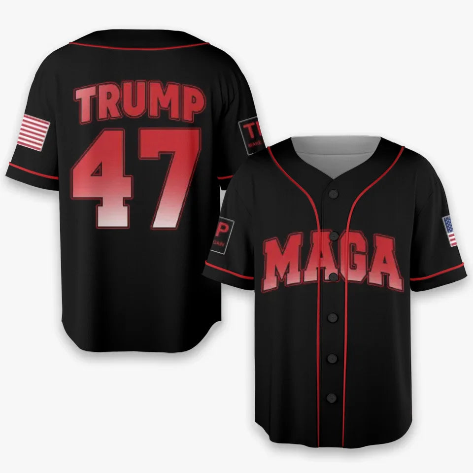 MAGA Trump 47 Baseball Jersey Make America Great Again Jersey Trump For President Merch MAGA Trump 47 Baseball Jersey Make America Great Again Jersey Trump For President Merch