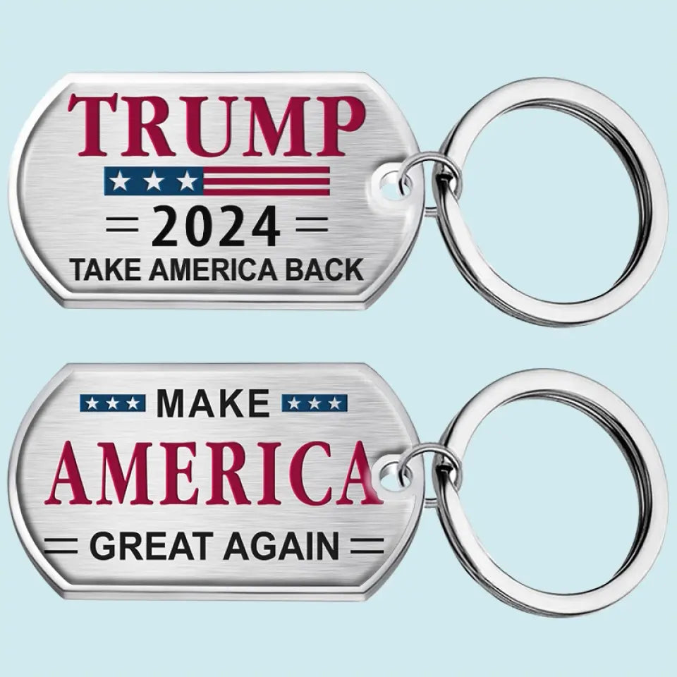 Take America Back Trump 2024 Keychain MAGA Keychain Gifts For Trump Voters Take America Back Trump 2024 Keychain MAGA Keychain Gifts For Trump Voters